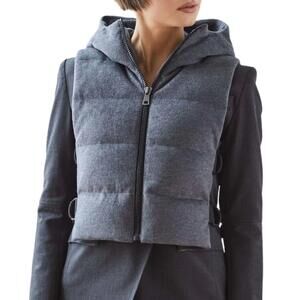 NEW ADROIT ATELIER women's luna vest in grey